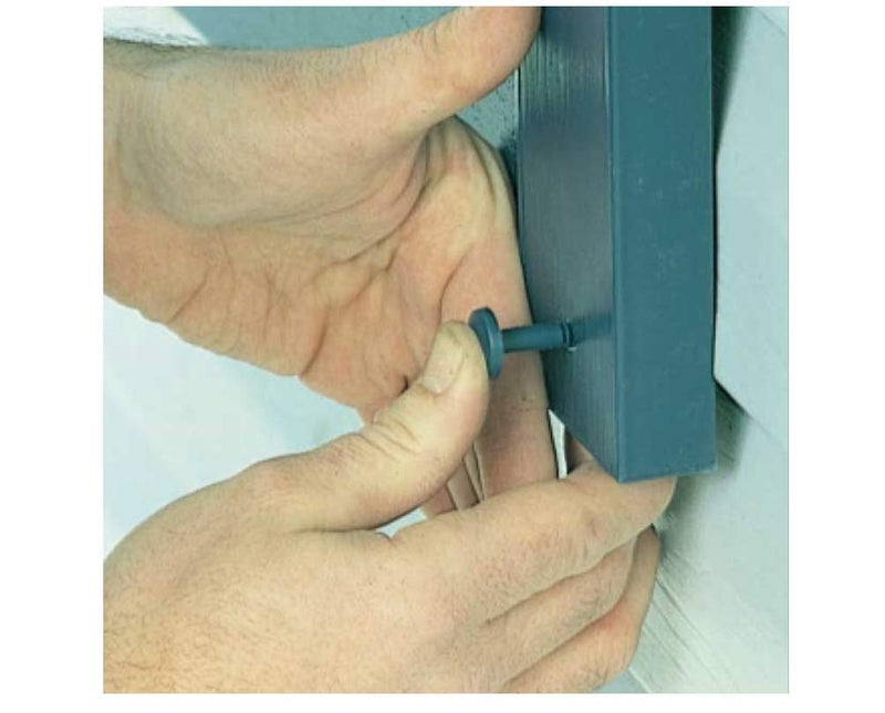 WindowPro 60 Pcs 3 Inch Vinyl Shutter Fastener Window Panel Peg Lok Pin Pegs Screws Shutter Spikes Anchor (Black) - Image 3